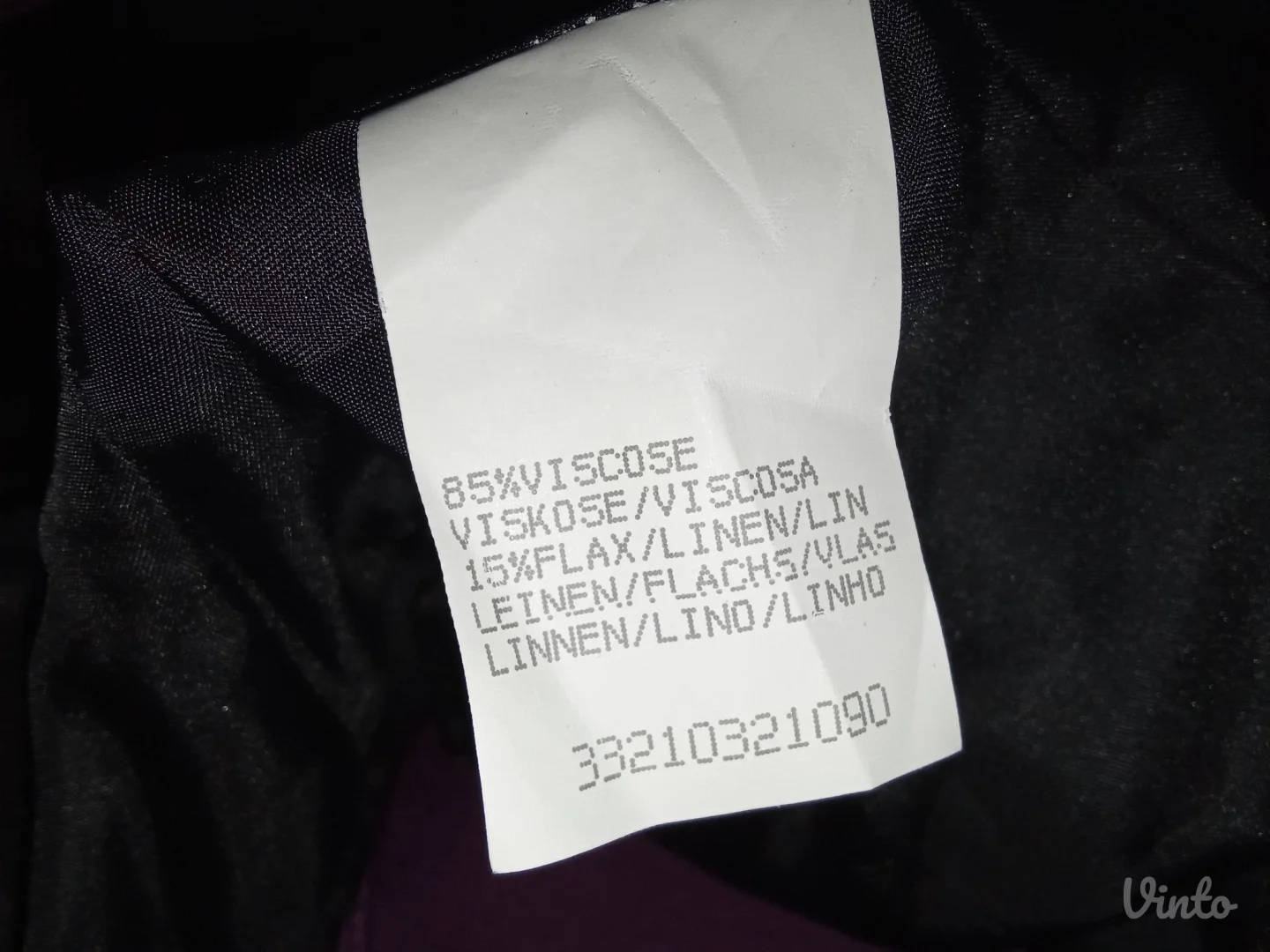 CRNA VISKOZA-LAN HALJINANOVO-M-L