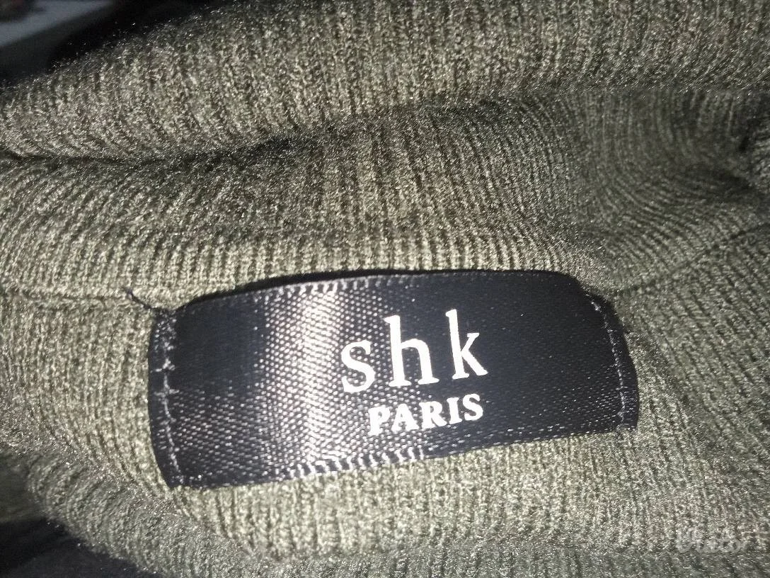 ❤️SHK❤️NOVO-VISKOZNA MASLINASTA TRIKOTAZA S-M