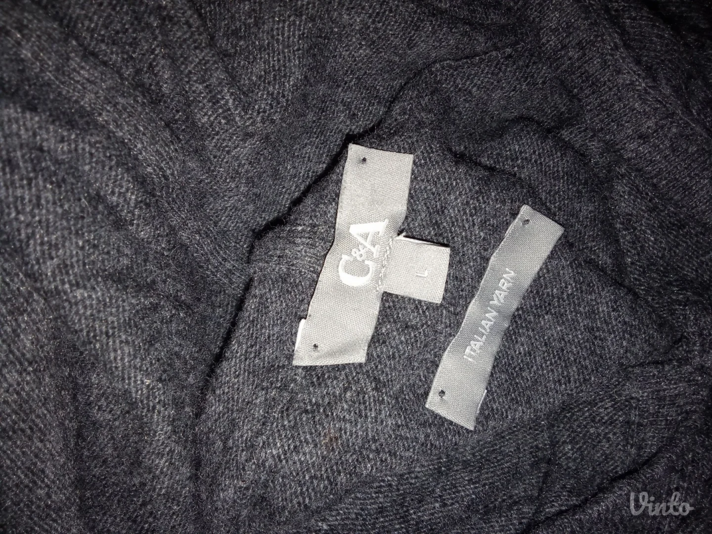 ❤️C&A❤️NOVO-PAMUK+KAŠMIR SA KAPULJACOM L-XL