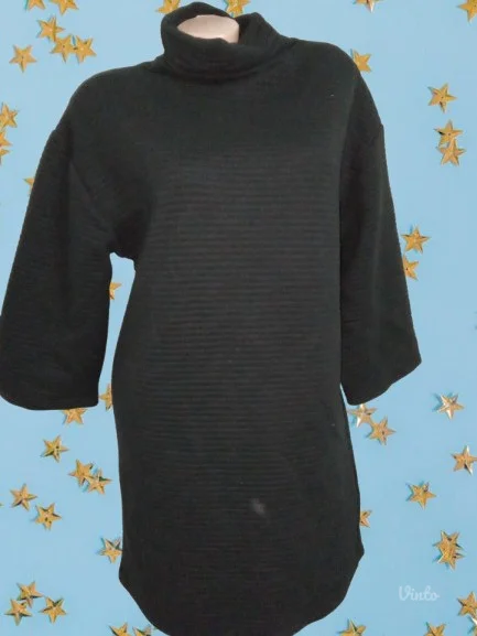 ❤️ZARA❤️NOVO-CRNA RELJEFNA HALJINA M-L