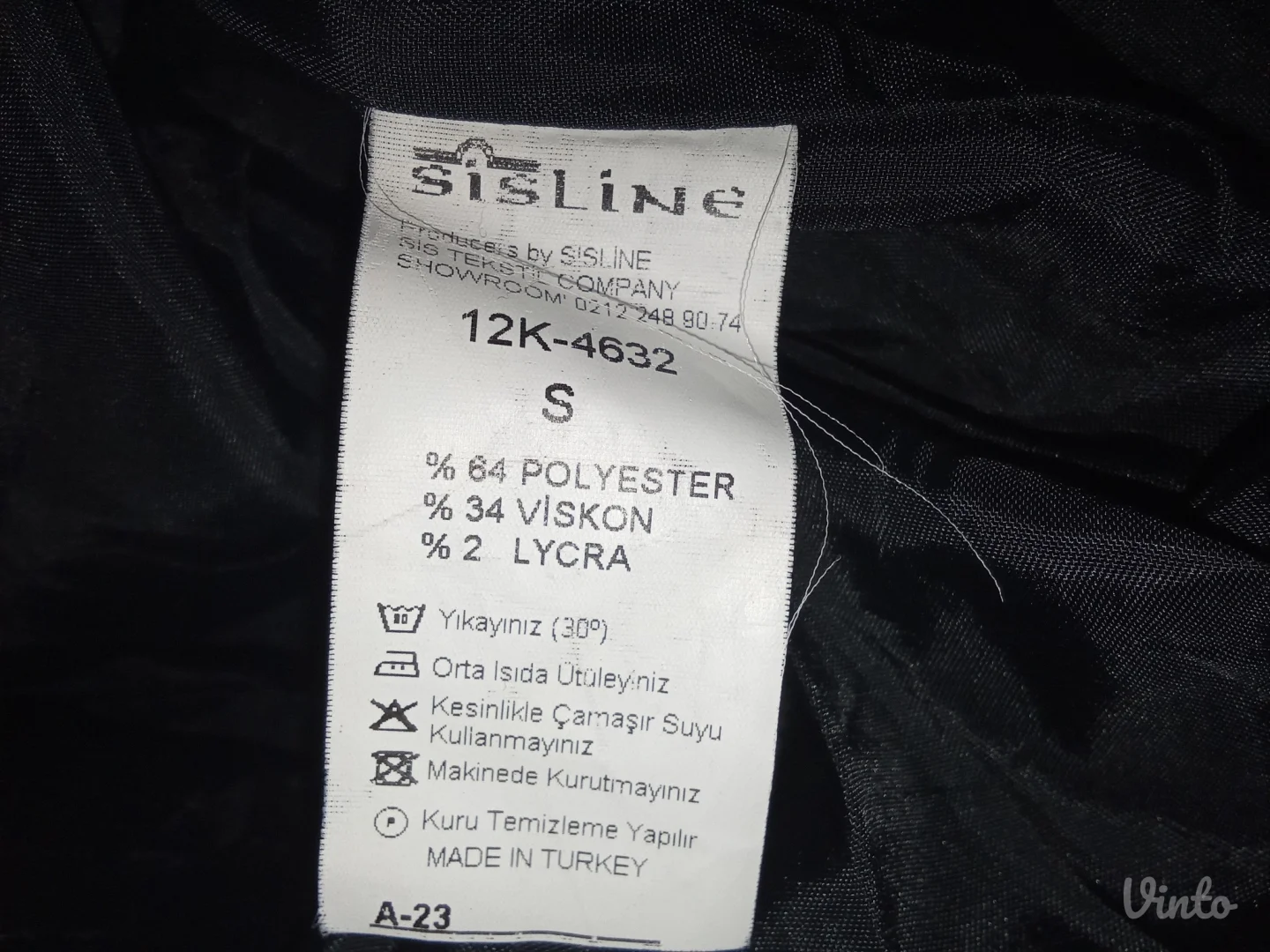 ❤️SISLINE❤️NOVO-BAŠ LEPA CRNA HALJINA S