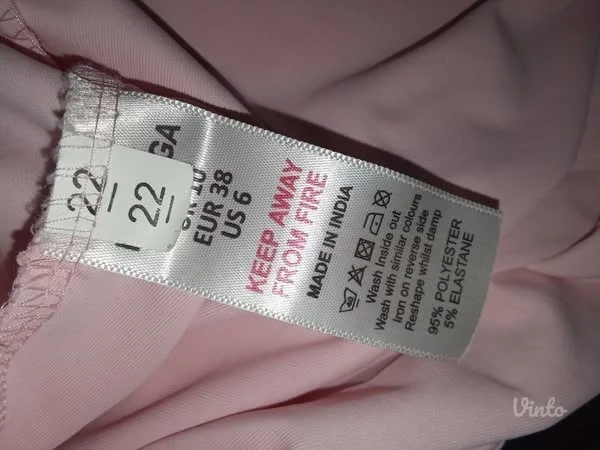 ❤️MISSFIGA❤️NOVO-DIVNA ROZE OD MOKRE LIKRE M-38