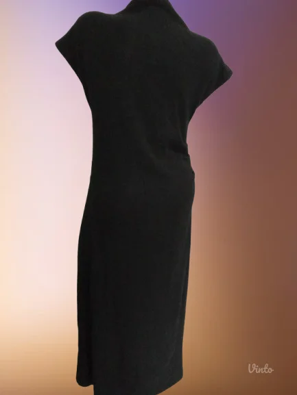 ZARA-CRNA KNIT HALJINA L-40