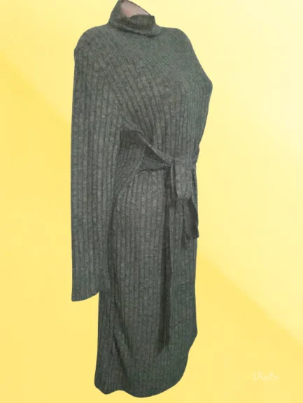 SHEINNOVO-ZELENA TRIKOTAŽNA HALJINA L-XL