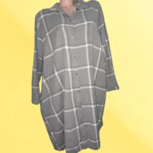 ❤️MONKI❤️KARIRANA BAGGY KOSULJA-HALJINA L-XL