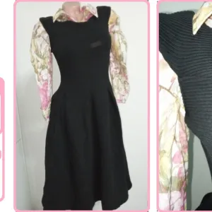 ❤️MINT&BERRY❤️NOVO-DIVNA CRNA PAMUČNA HALJINA S-M