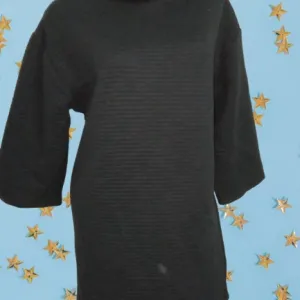 ❤️ZARA❤️NOVO-CRNA RELJEFNA HALJINA M-L