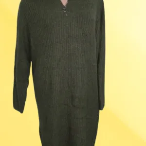PUNIJA PLETENA ZELENA HALJINA 2xl-3xl