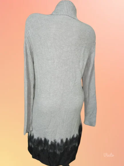 BLUE MOONsiva pletena haljina 44-46