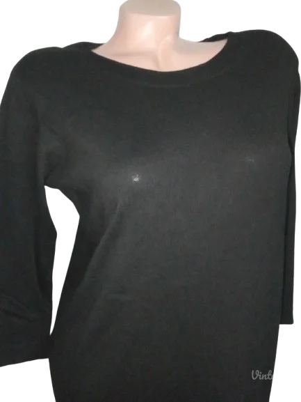 JANINANOVO-CRNA VISKOZNA HALJINA XL