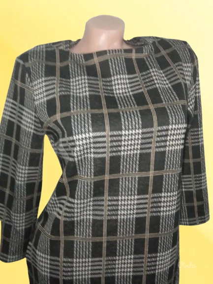 ❤️IWIE❤️NOVO-ŠTOF KARIRANA HALJINA S-M