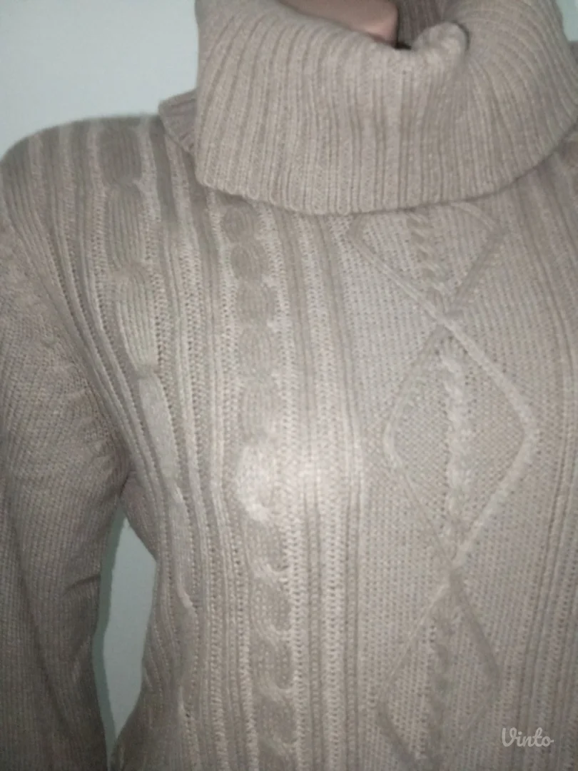 ❤️Braon pletena haljina❤️L-XL-42