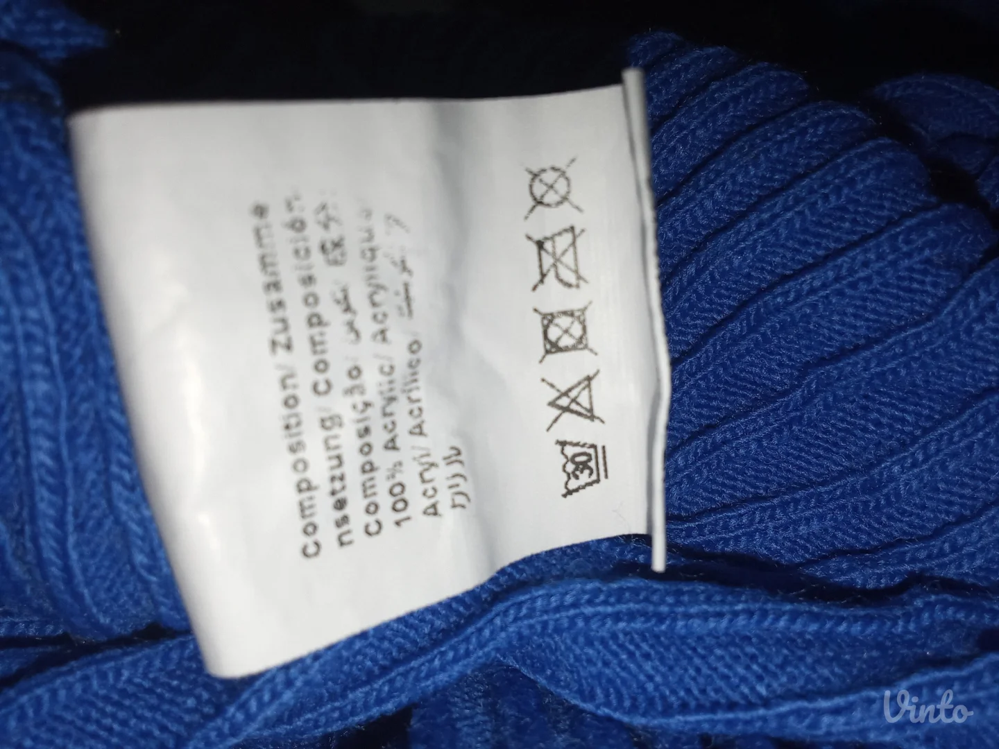 ❤️PLAVA TRIKOTAŽNA HALJINA❤️NOVO-L