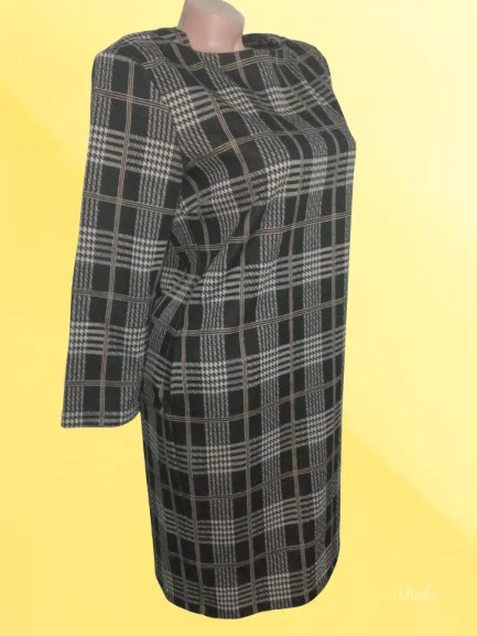 ❤️IWIE❤️NOVO-ŠTOF KARIRANA HALJINA S-M