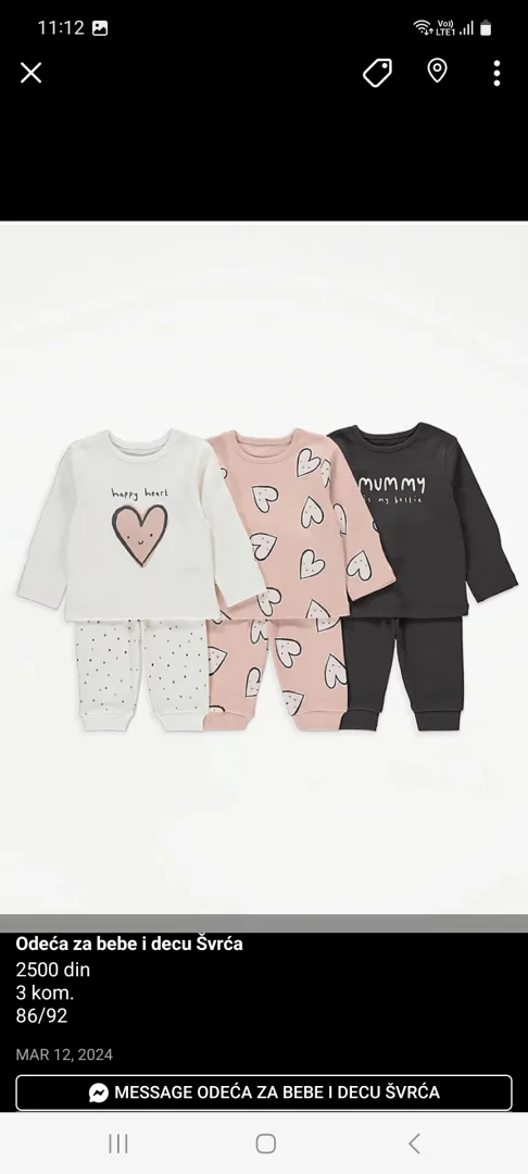 George pidzame za bebe i decu