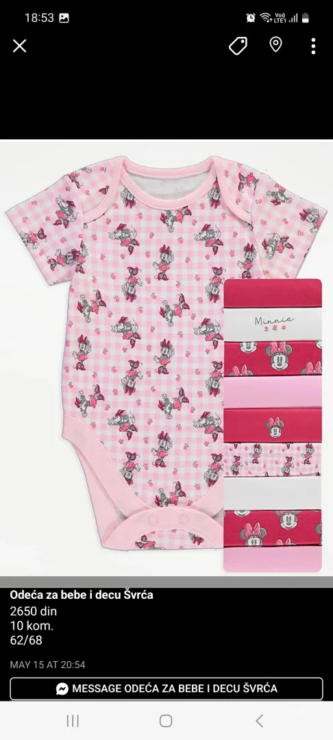 Mickey&Minnie bodici i zeke