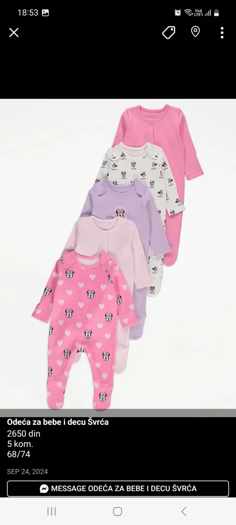 Mickey&Minnie bodici i zeke