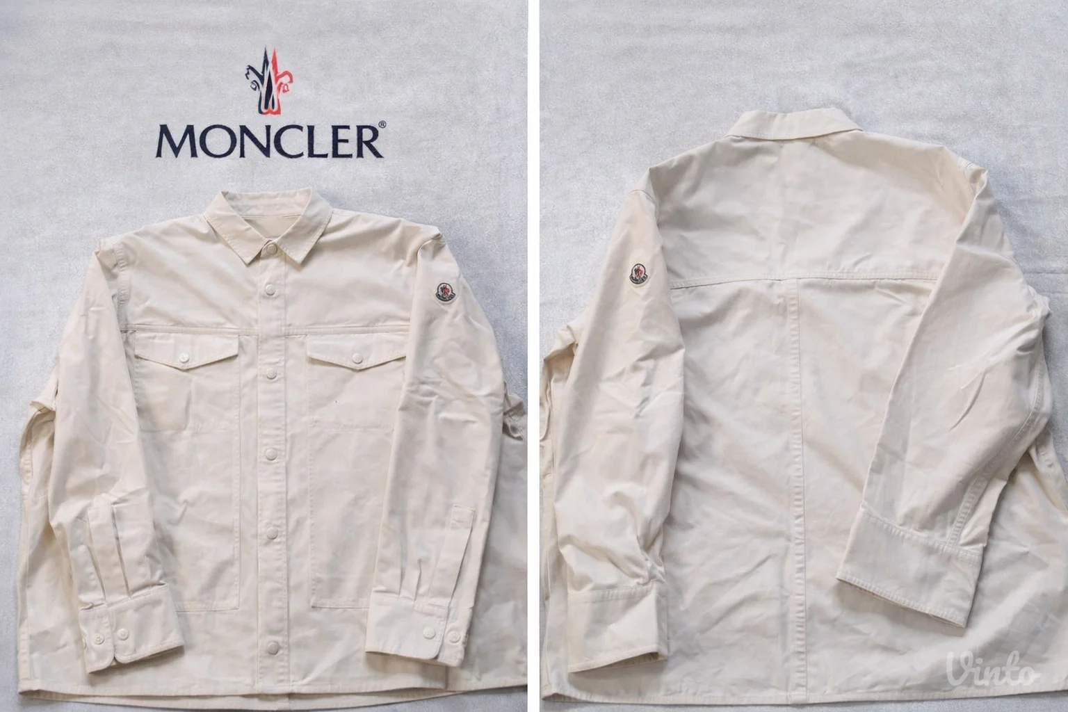 MONCLER muška jakna – bež/boja slonovače