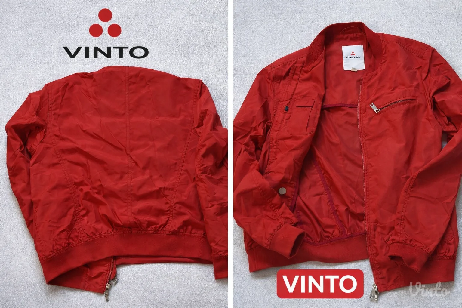 PEUTEREY muska vodootporna ,cigla boja ,jakna