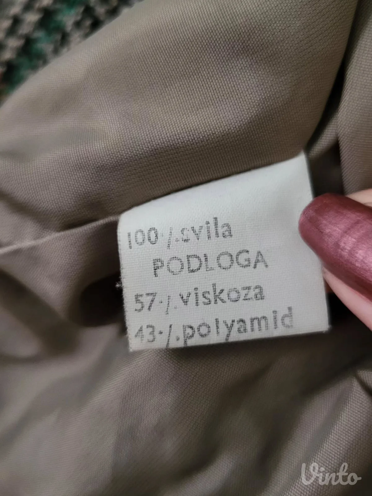 Mura sako od svile