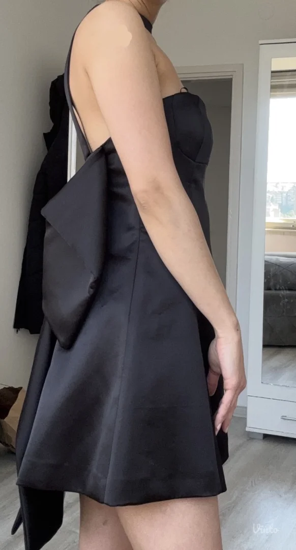 Zara crna elegantna haljina