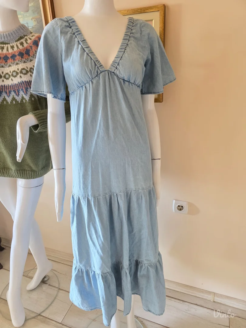 Denim co teksas haljina duga 36/38
