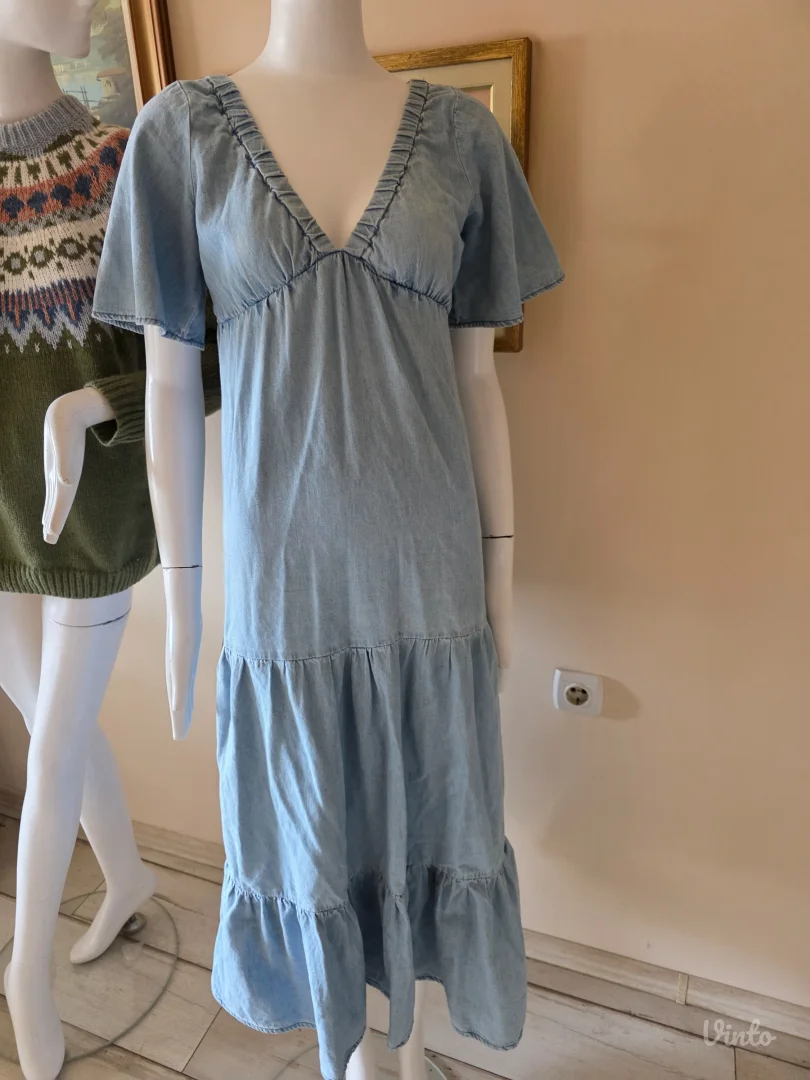 Denim co teksas haljina duga 36/38
