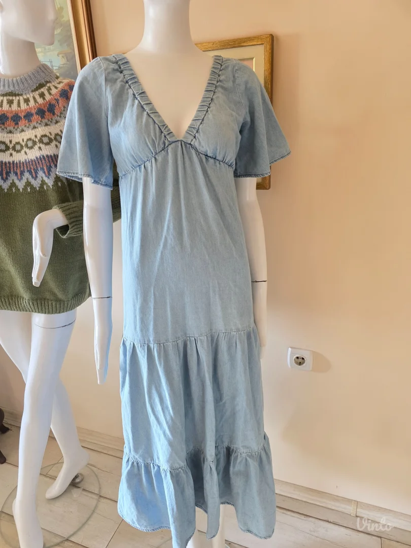 Denim co teksas haljina duga 36/38