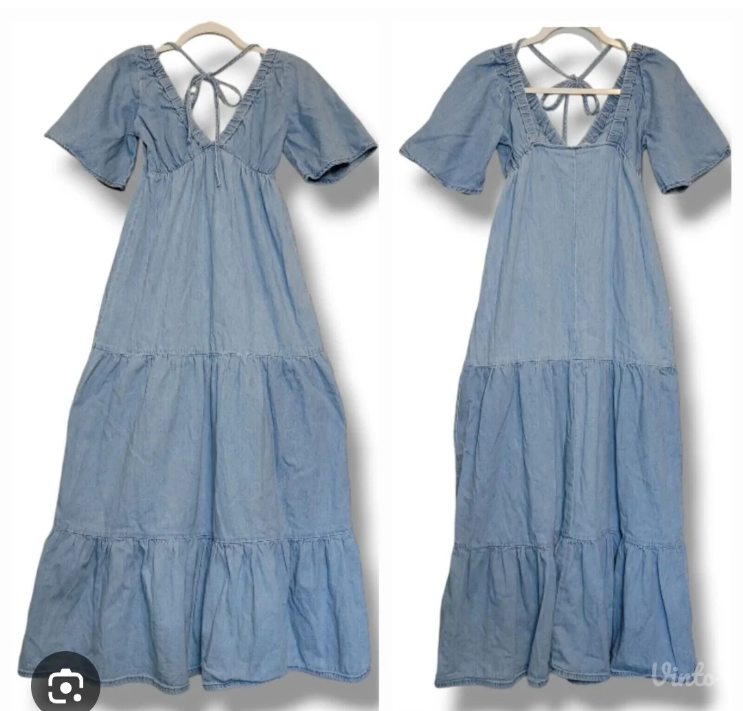 Denim co teksas haljina duga 36/38