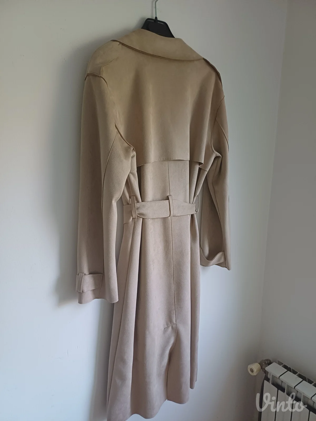 Zara trench mantil od velura nov