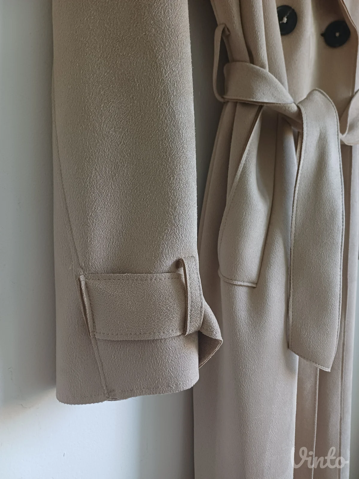 Zara trench mantil od velura nov