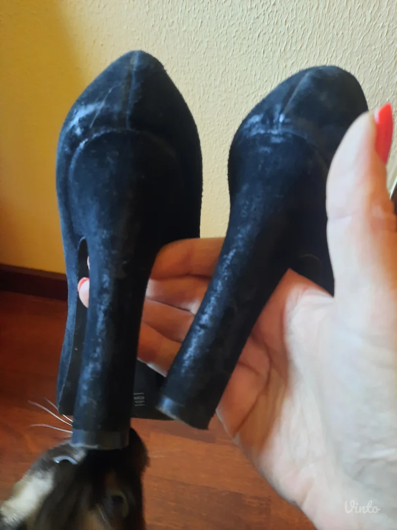 Replay crne ženske cipele na štiklu, veličina 39