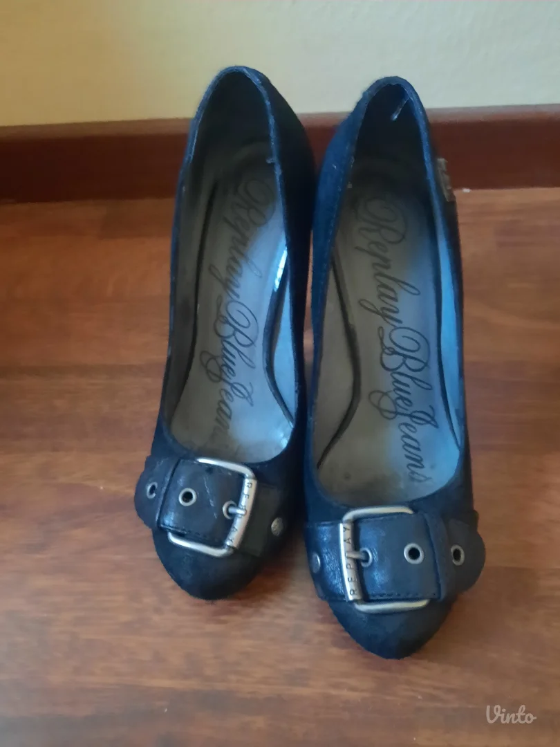 Replay crne ženske cipele na štiklu, veličina 39