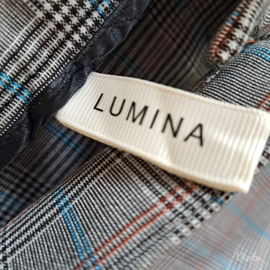 Pencil suknja glen-plaid karirana, Lumina Italy, M — nova, nenošena
