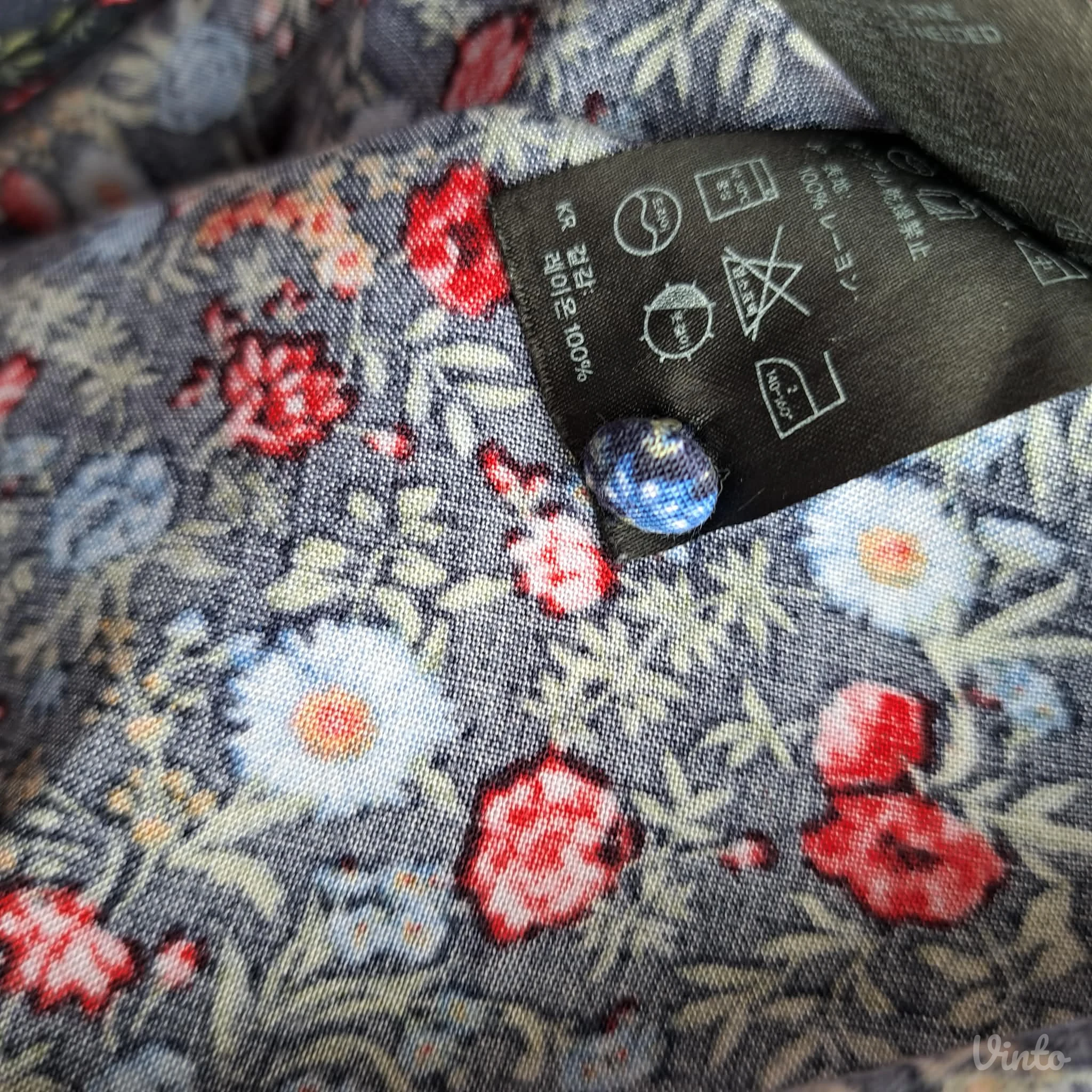 Haljina H&M cvetni print viskoza letnja L Nova