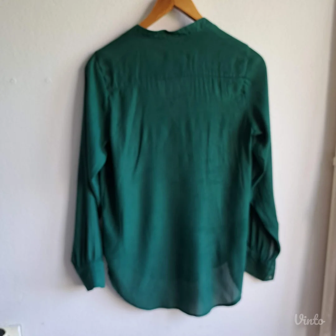 Smaragdno zelena bluza, H&M, M/L — odlično stanje