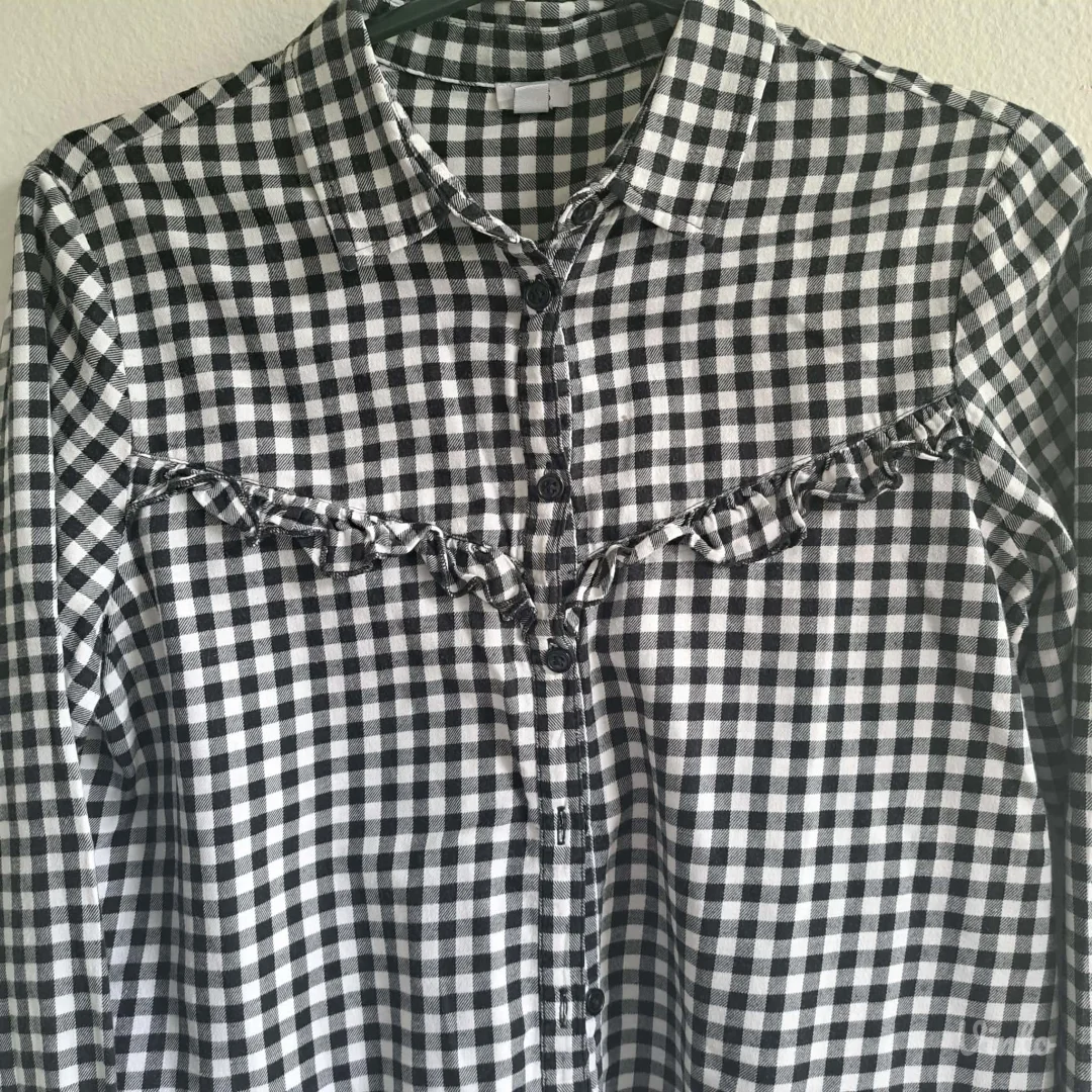 Karirana košulja gingham, OVS, L — odlično stanje
