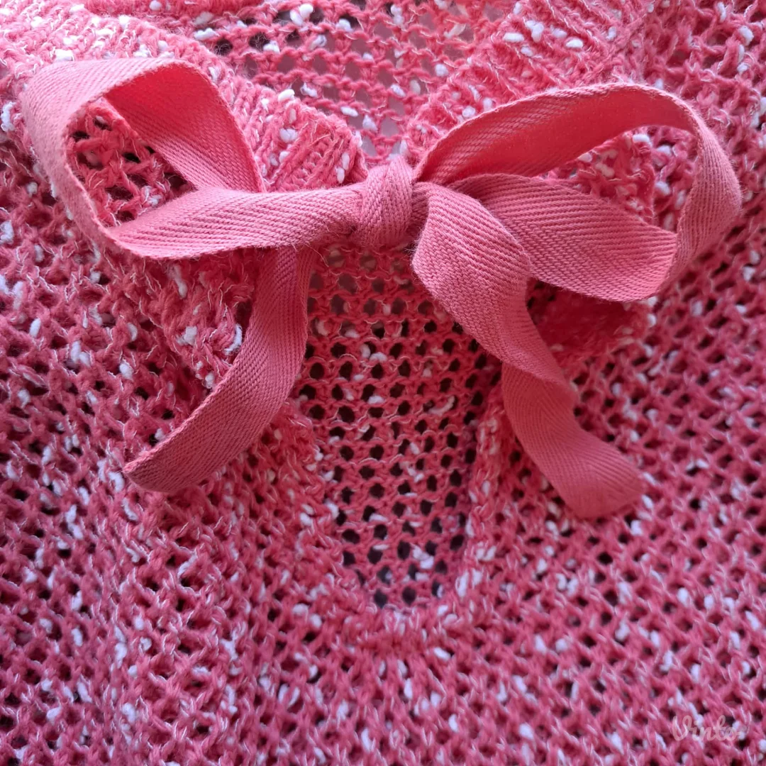 Esmara bluza 38/40 – koral/breskva, mašna pozadi, elegantna