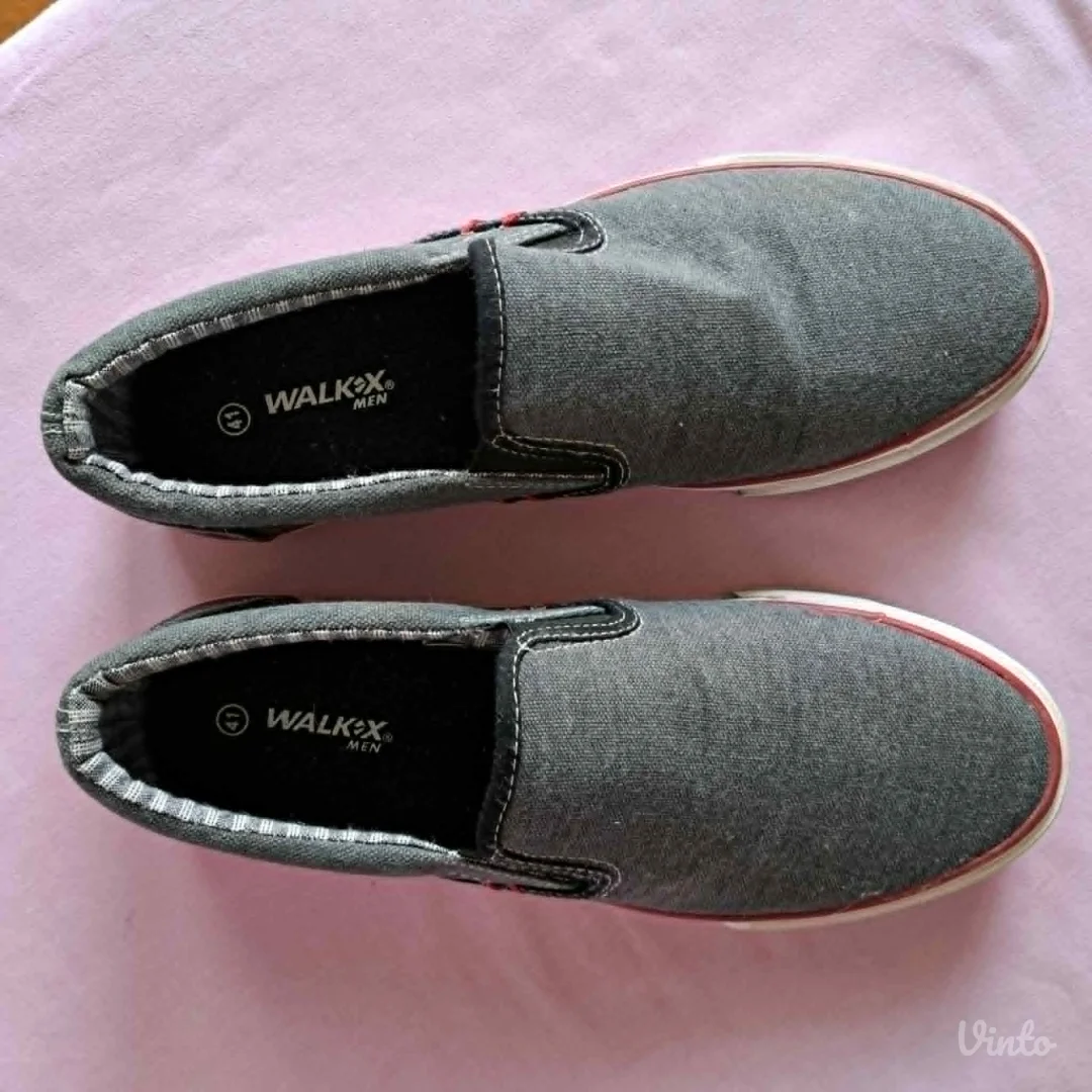 Muške platnene slip-on patike, Walkex, br. 41 — nove, neošene