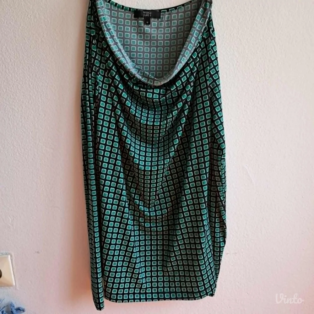 Bluza Yessica geometrijski print zeleno-crna, vel. M Nova