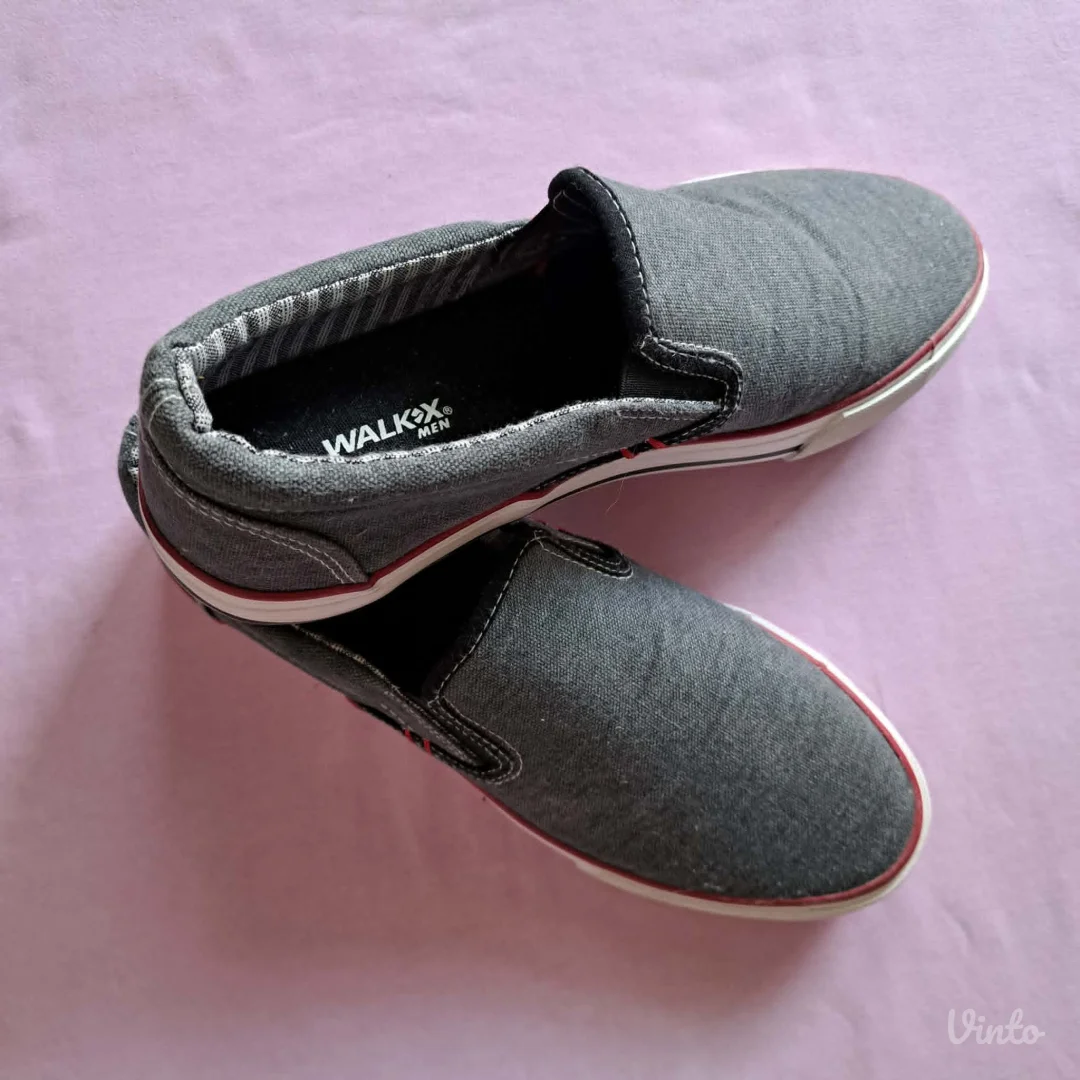Muške platnene slip-on patike, Walkex, br. 41 — nove, neošene