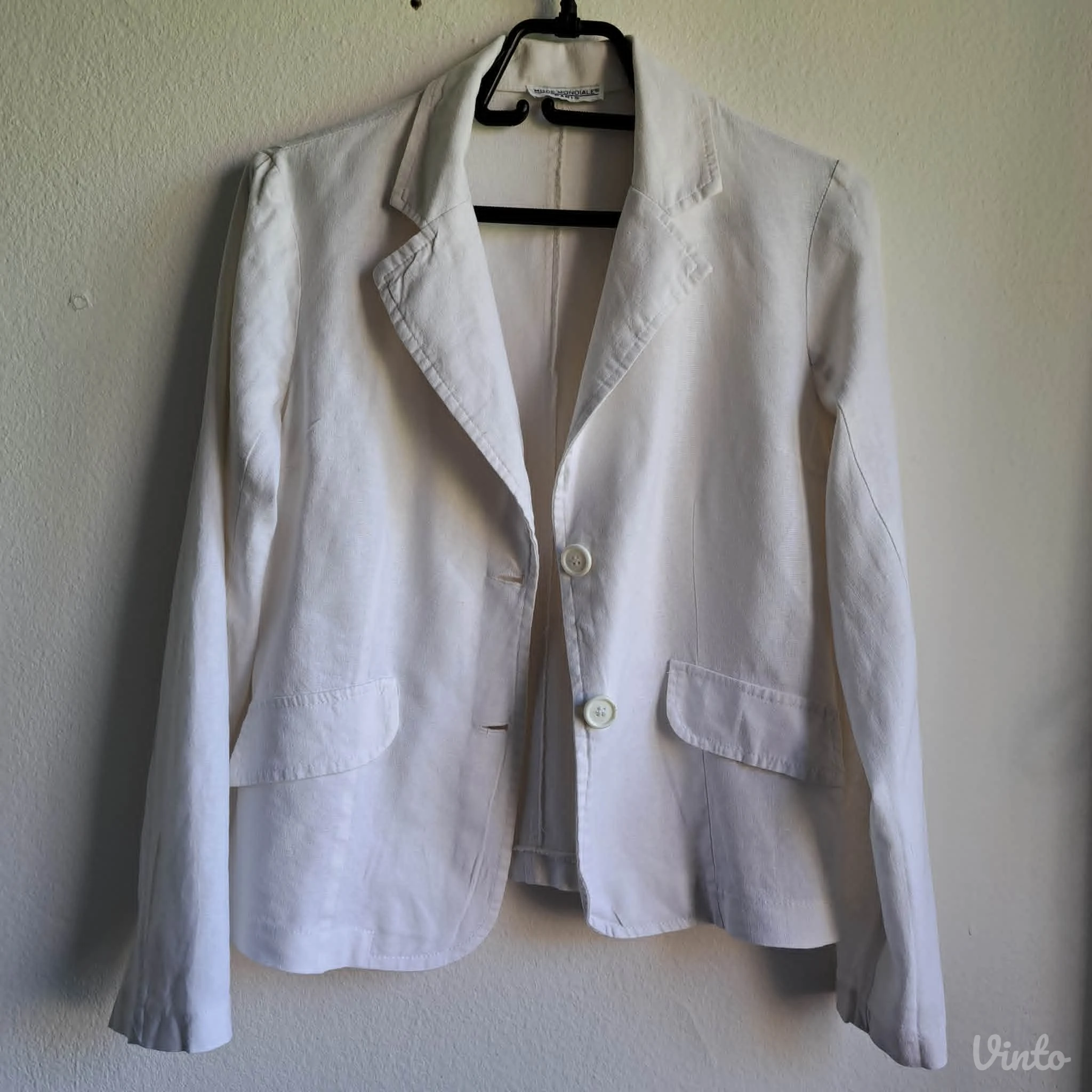 Blejzer beli Mode Mondiale Paris S/M lan
