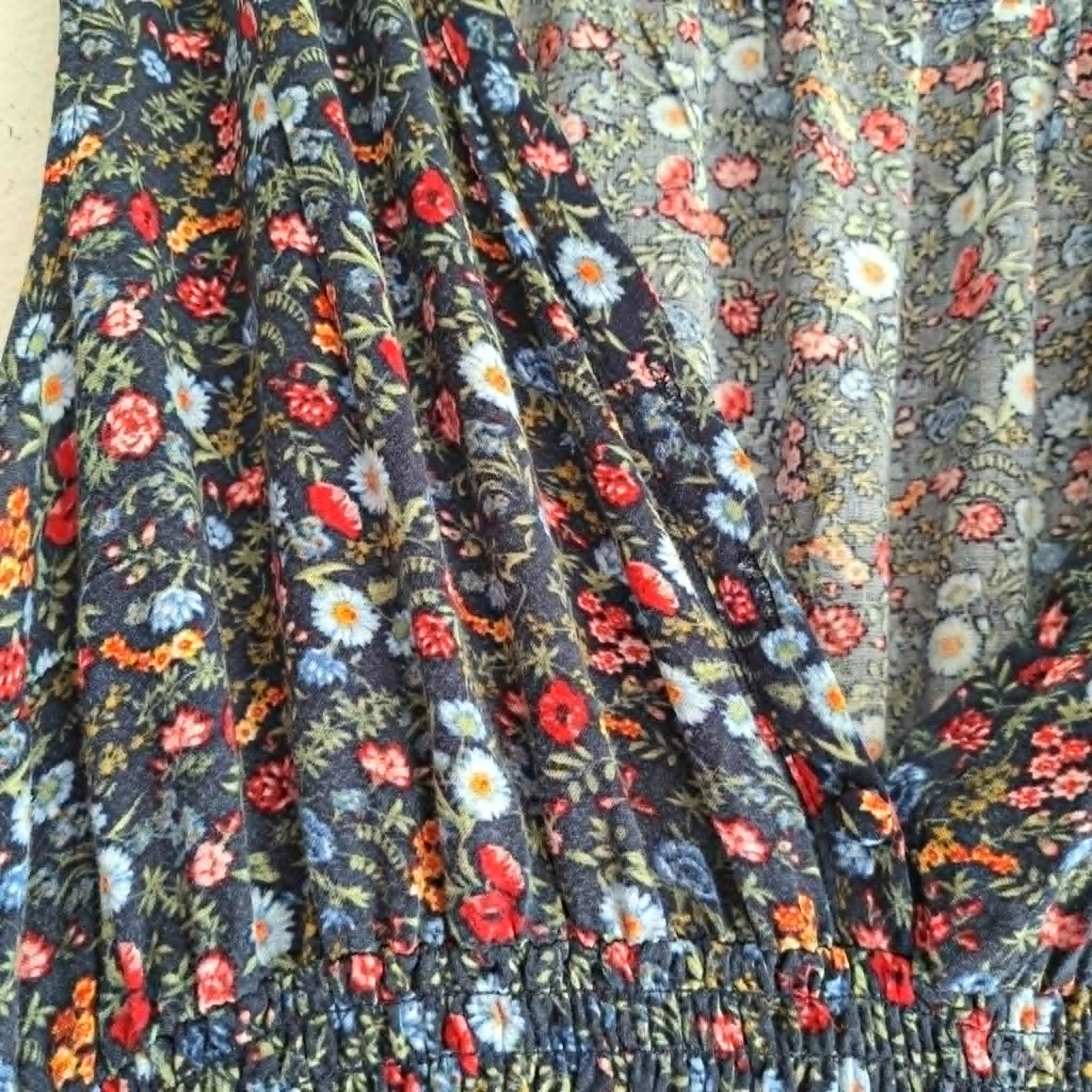 Haljina H&M cvetni print viskoza letnja L Nova