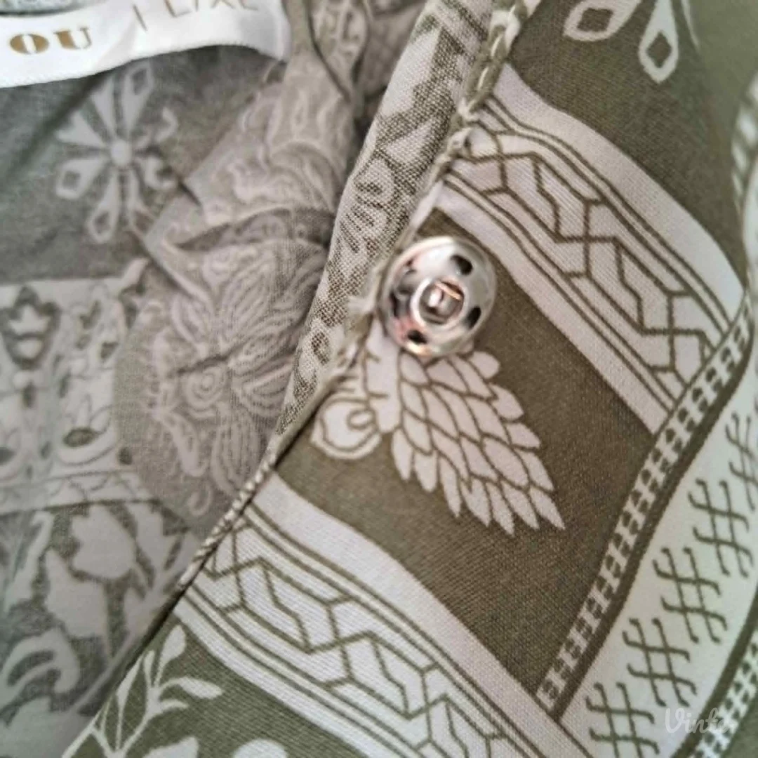 Kombinezon maslinasto zeleni paisley print, Miss You, L/XL — nov, nenošen