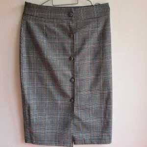 Pencil suknja glen-plaid karirana, Lumina Italy, M — nova, nenošena