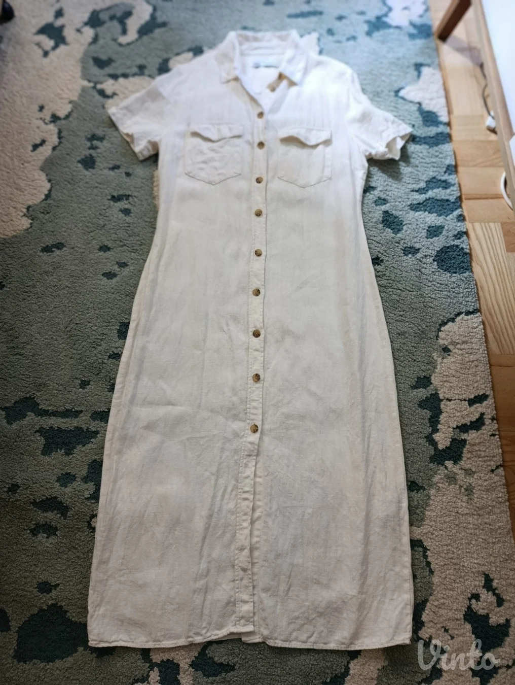 ZARA MIDI HALJINA KAO NOVA 100% LAN vel M