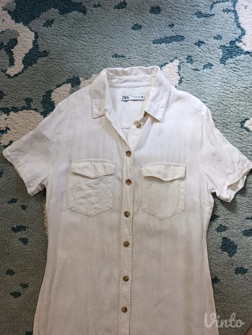 ZARA MIDI HALJINA KAO NOVA 100% LAN vel M