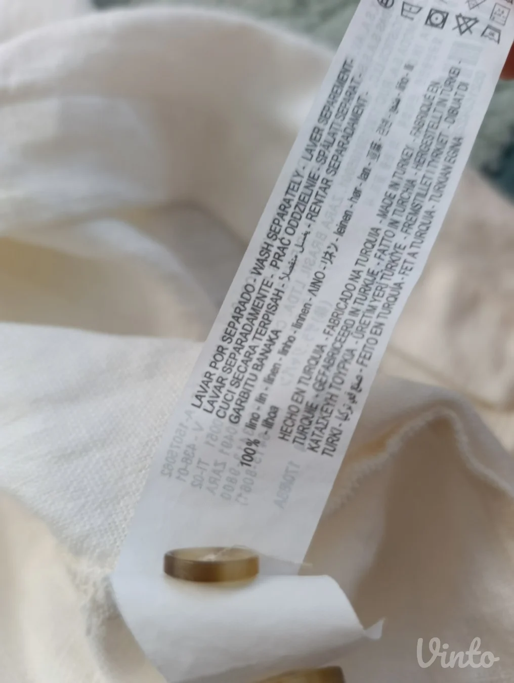 ZARA MIDI HALJINA KAO NOVA 100% LAN vel M