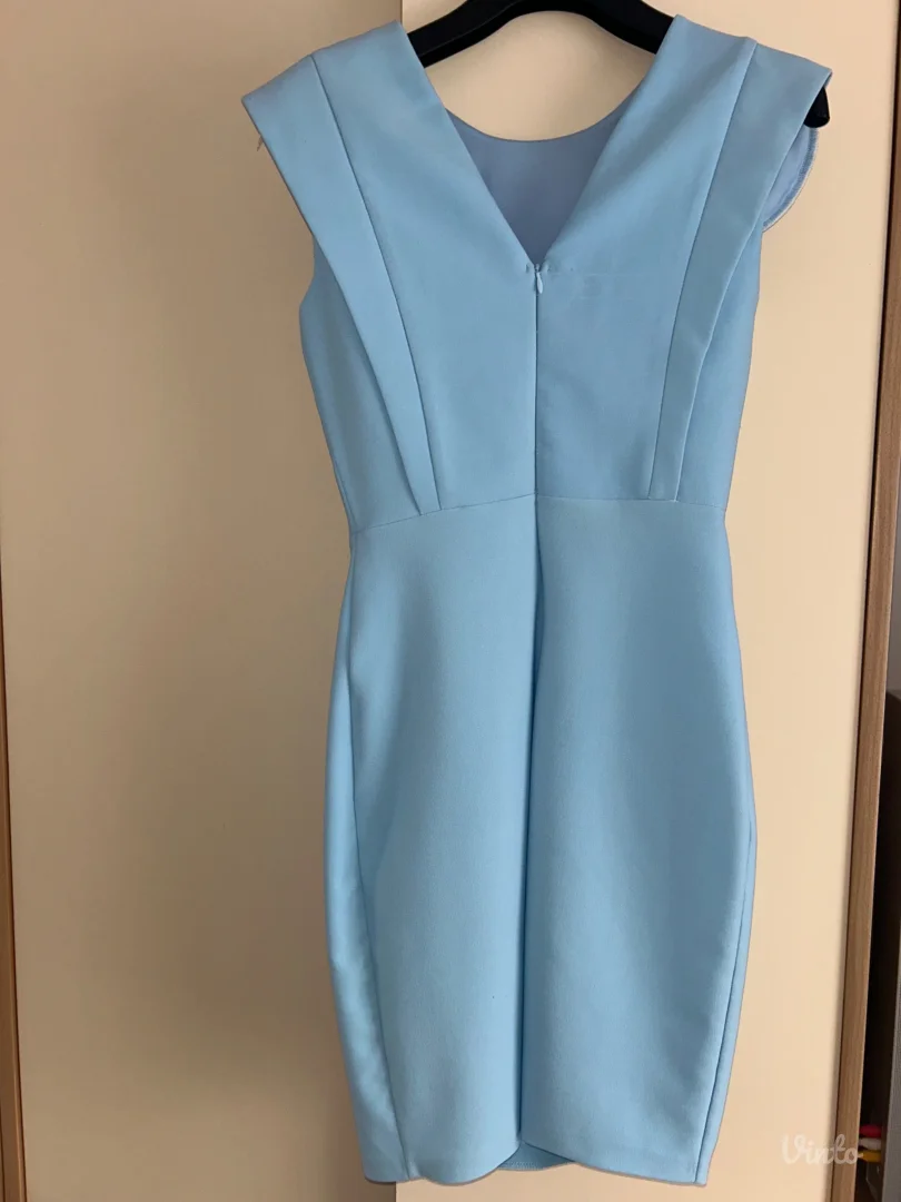 Plava kratka haljina