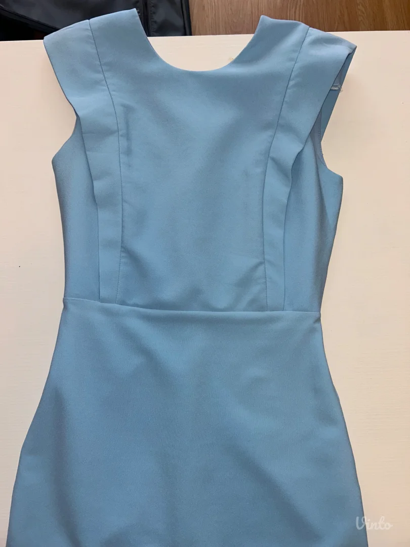 Plava kratka haljina